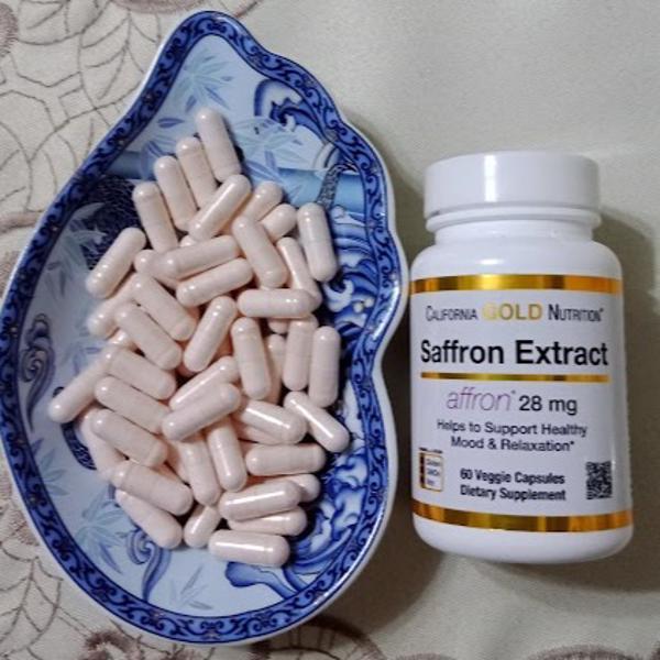 DeliHerb : California Gold Nutrition, экстракт шафрана, с экстрактом ...
