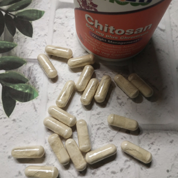 DeliHerb : NOW Foods, хитозан с хромом, 500 мг, 120 вегетарианских ...