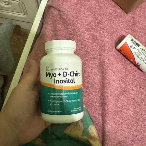 DeliHerb : Fairhaven Health, мио-инозитол и D-хиро-инозитол, 120 капсул ...