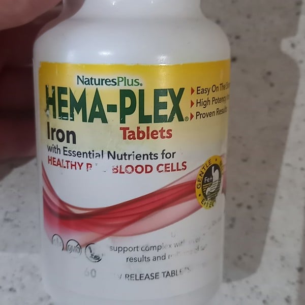 DeliHerb : NaturesPlus, Hema-Plex, железо с незаменимыми питательными ...