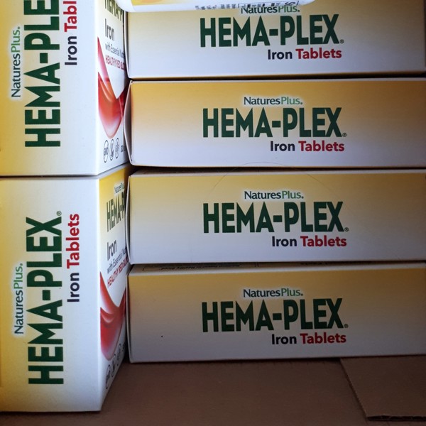 DeliHerb : NaturesPlus, Hema-Plex, железо с незаменимыми питательными ...