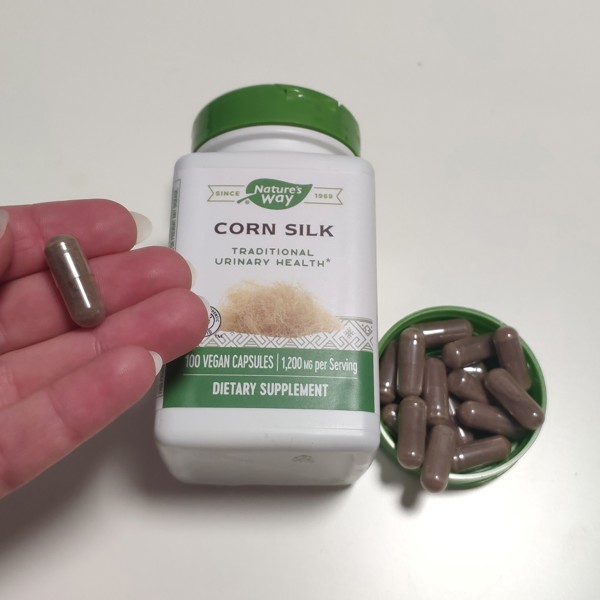 DeliHerb : Natures Way, кукурузные рыльца, 400 мг, 100 веганских капсул ...
