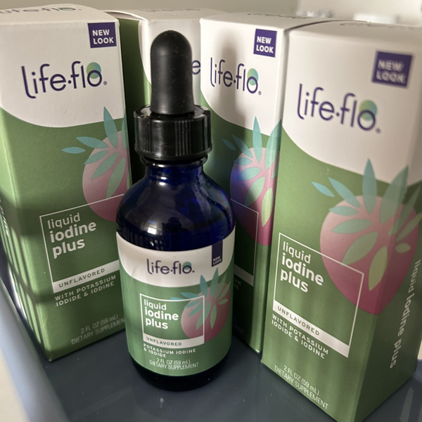 DeliHerb : Life-flo, жидкий йод плюс, 59 мл (2 жидк. унции) LFH-91547 ...