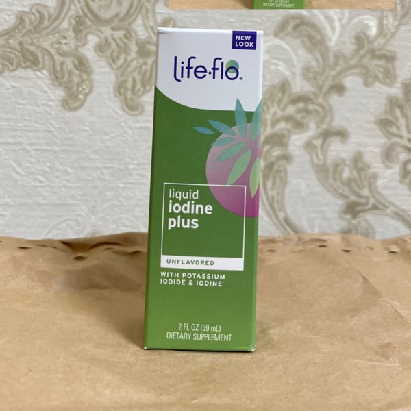DeliHerb : Life-flo, жидкий йод плюс, 59 мл (2 жидк. унции) LFH-91547 ...