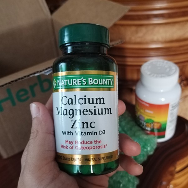 DeliHerb : Natures Bounty, Кальций, магний и цинк с витамином D3, 100 ...