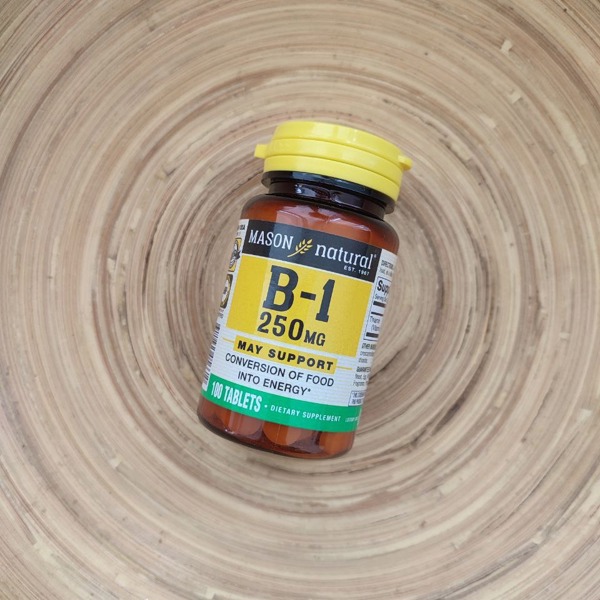DeliHerb : Mason Natural, витамин В1, 250 мг, 100 таблеток MAV-05661 ...