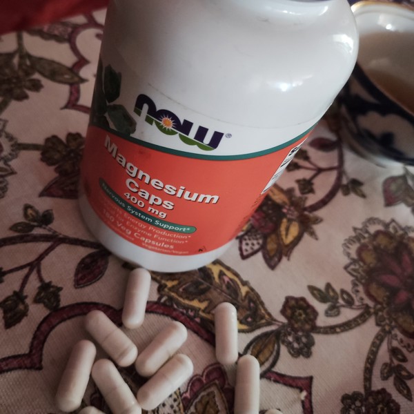 DeliHerb : Now Foods, магний в капсулах, 400 мг, 180 растительных ...