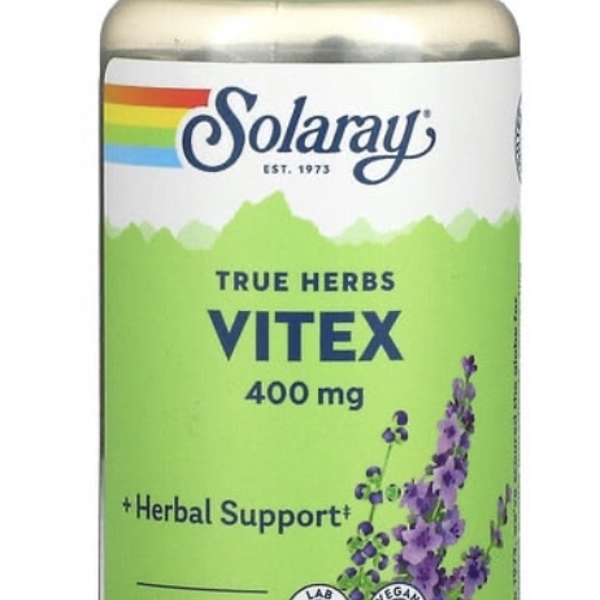 DeliHerb : Solaray, витекс, 400 мг, 100 капсул SOR-01645 Solaray, Vitex ...