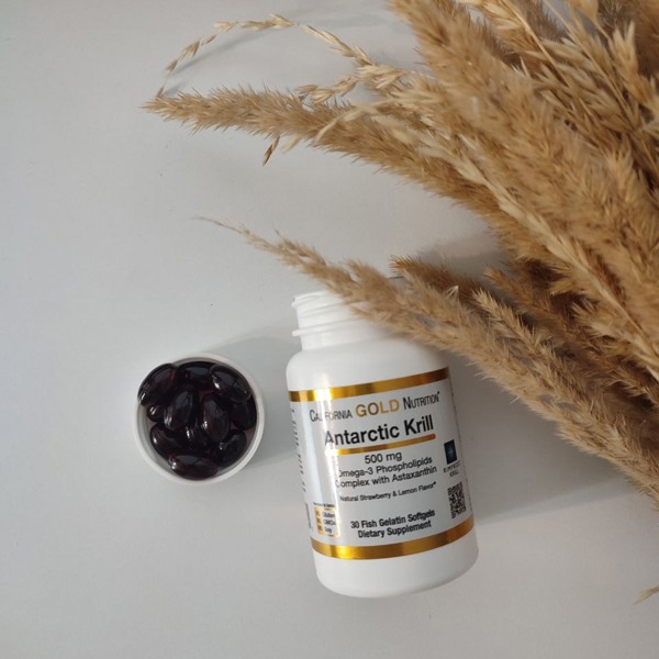 DeliHerb : California Gold Nutrition, Масло антарктического криля ...