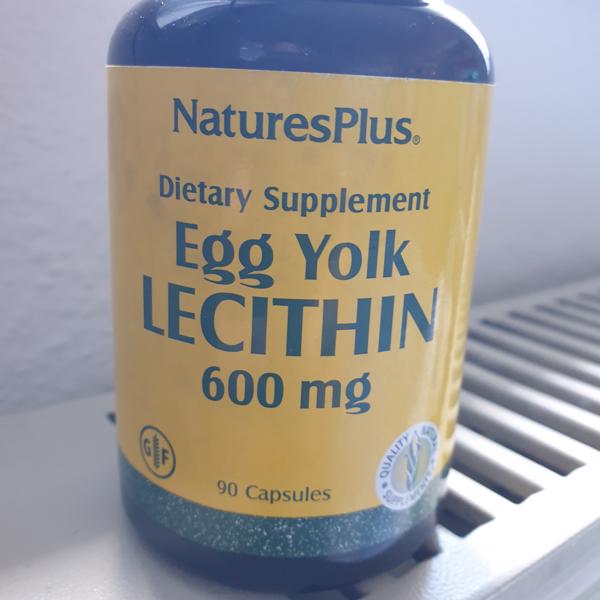 DeliHerb NaturesPlus, лецитин из яичных желтков, 600 мг, 180