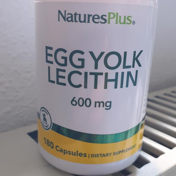 DeliHerb NaturesPlus, лецитин из яичных желтков, 600 мг, 180