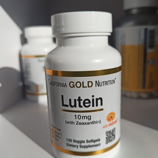 DeliHerb : California Gold Nutrition, лютеин и зеаксантин, 10 мг, 120 ...