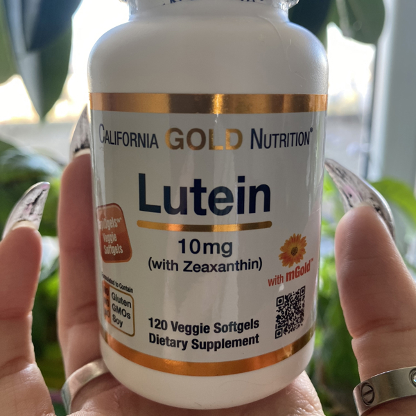 DeliHerb : California Gold Nutrition, лютеин и зеаксантин, 10 мг, 120 ...