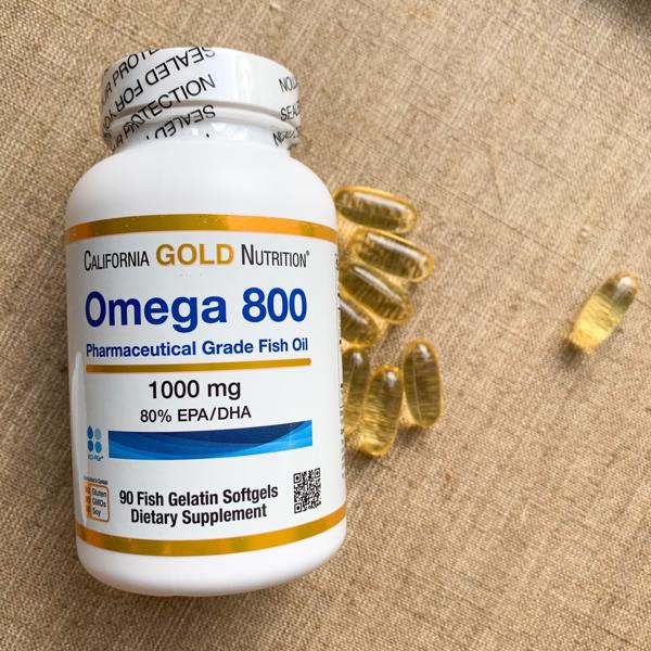 DeliHerb : California Gold Nutrition, омега 800, рыбий жир ...